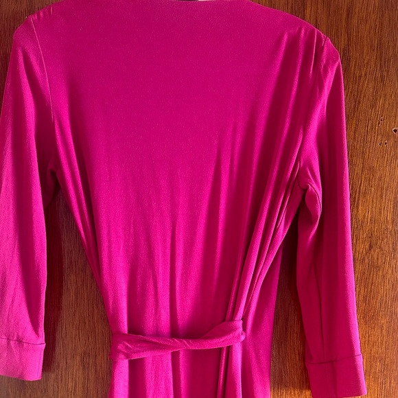 DIANE VON FURSTENBERG DVF PRINT WRAP DRESS Size 4 - Picture 4 of 7